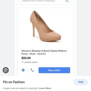 Bleecker & Bond Celeste heels. Brand new, never worn, no boxes.